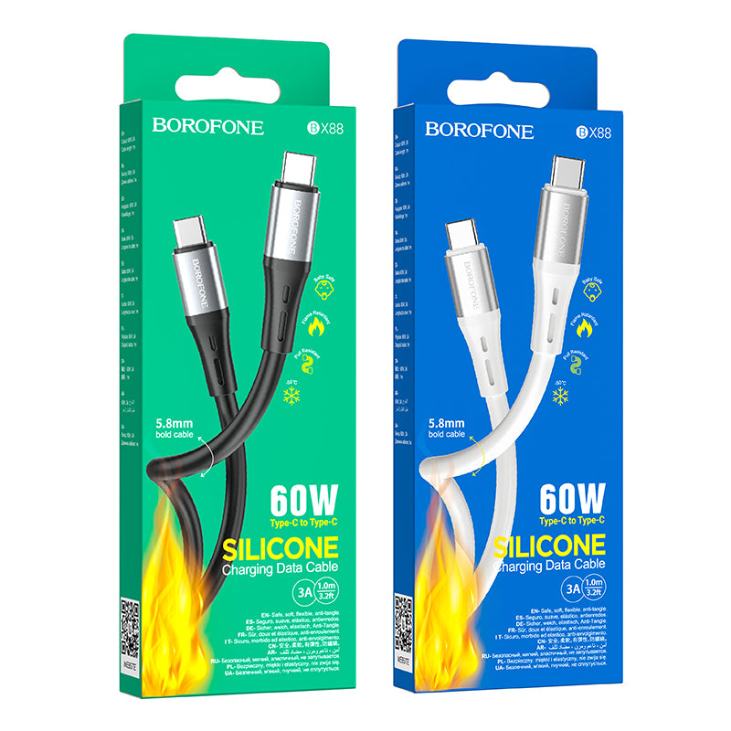 BOROFONE BX88 Cable De Carga Type-C A Type-C 60W