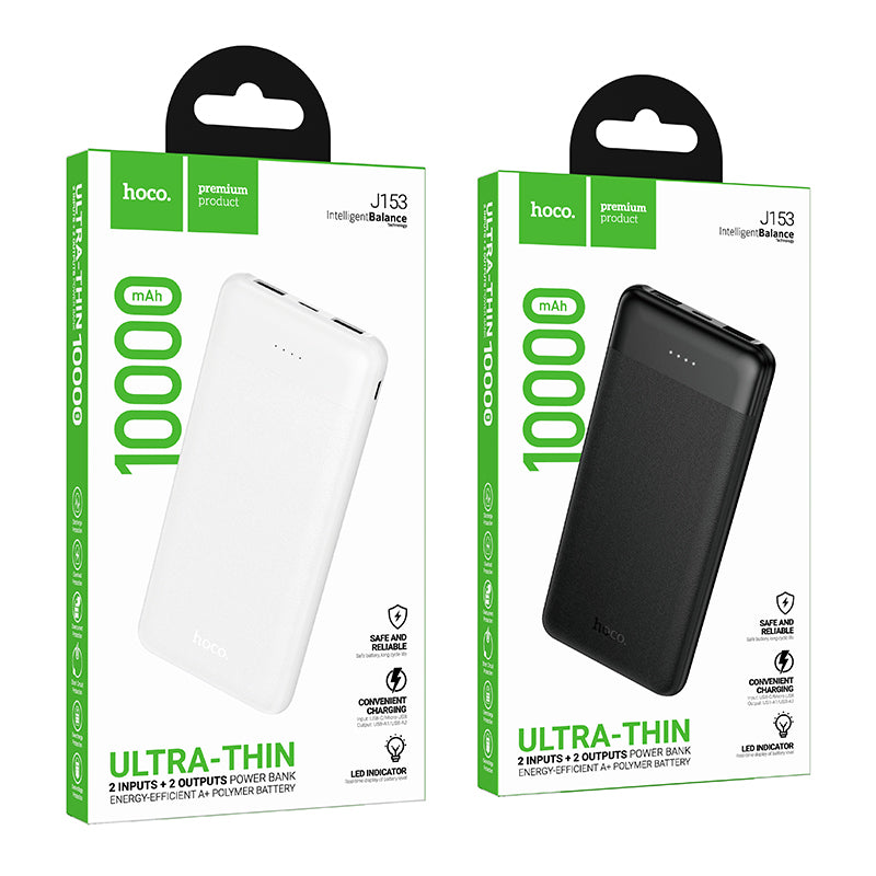 Hoco. J153 Power Bank 10 000 mAh – Batería portátil compacta
