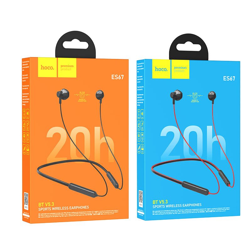 Hoco. ES67 Auriculares Bluetooth Deportivos 20h