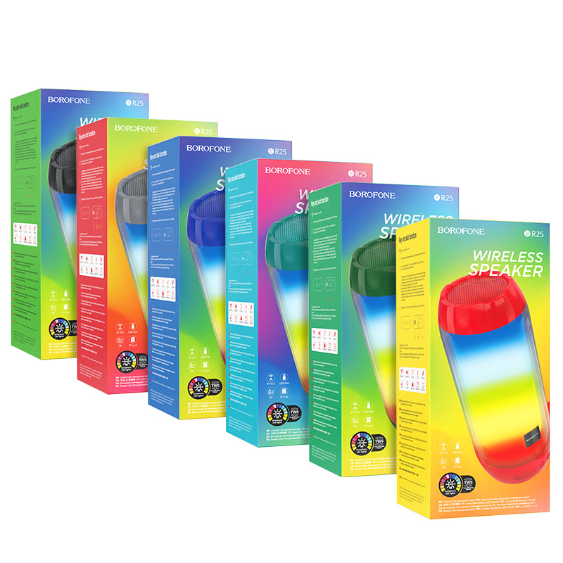BOROFONE BR25 Crazy Altavoz Luminoso Colorido Con Bluetooth