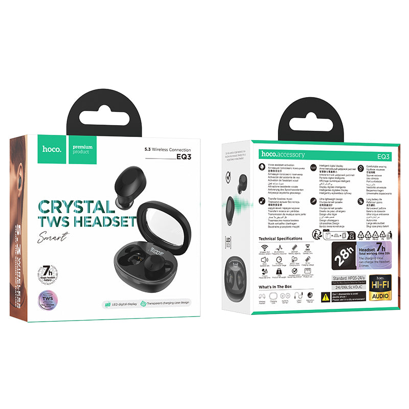 Hoco. EQ3 Auriculares Bluetooth Inalámbricos Inteligentes