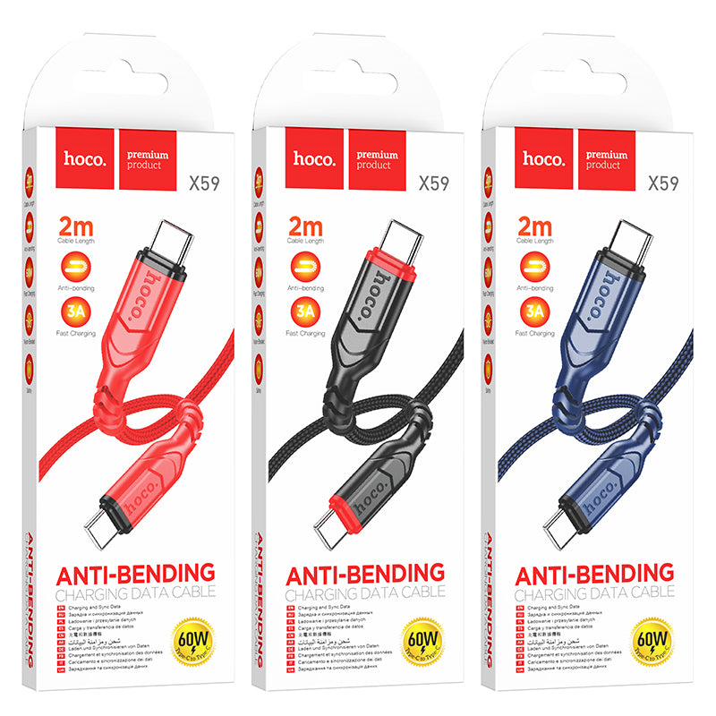 Hoco. X59 Cable De Carga Rápida Type-C A Type-C