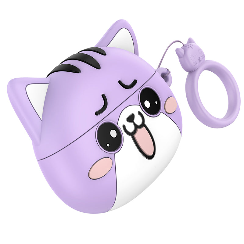 Hoco. EW48 Auriculares Inalámbricos Con Funda De Gato Sonriente