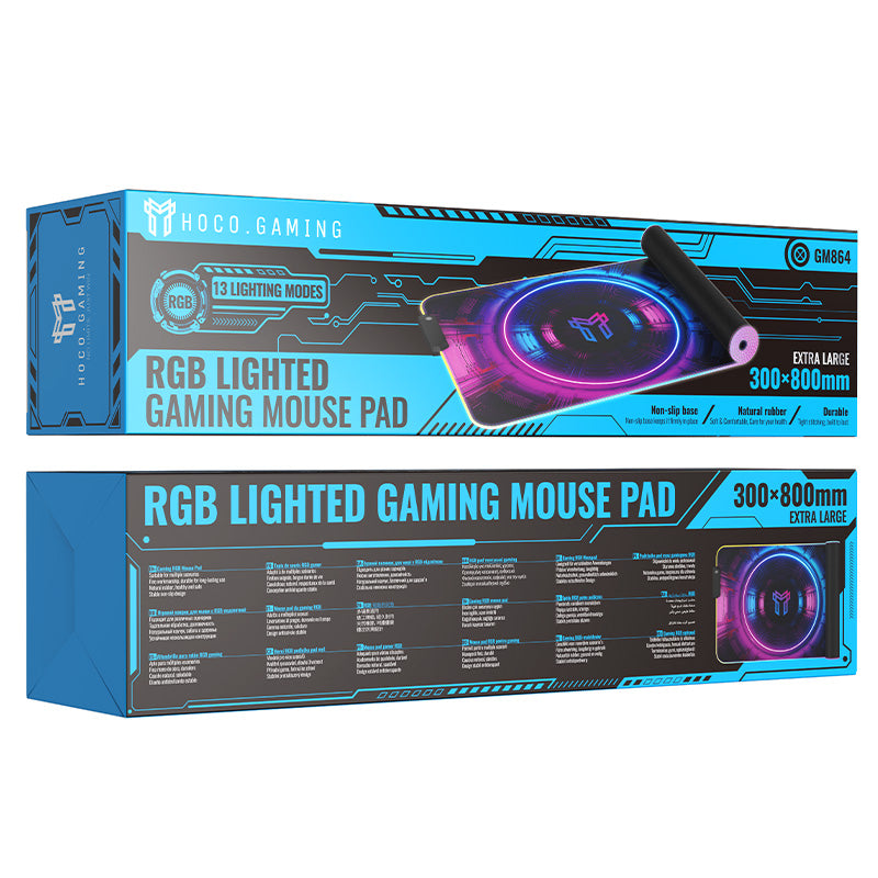 Hoco. GM864 Alfombrilla Gaming Iluminada 300x800mm