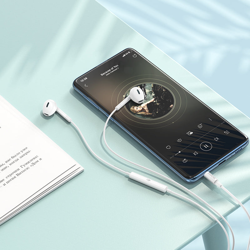 Hoco. M109 Auriculares Con Cable Y Micrófono De Entrada Jack