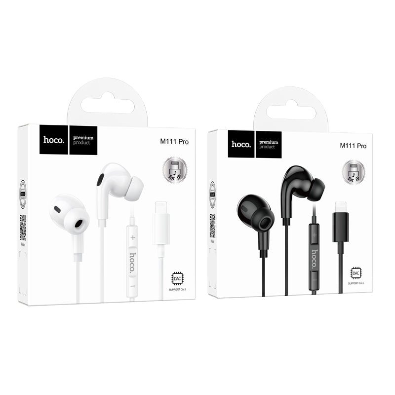 Hoco. M111 PRO Auriculares Digital Con Entrada iPhone Con Goma