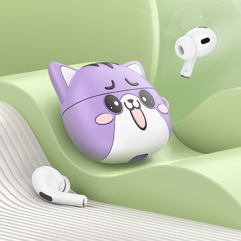 Hoco. EW48 Auriculares Inalámbricos Con Funda De Gato Sonriente