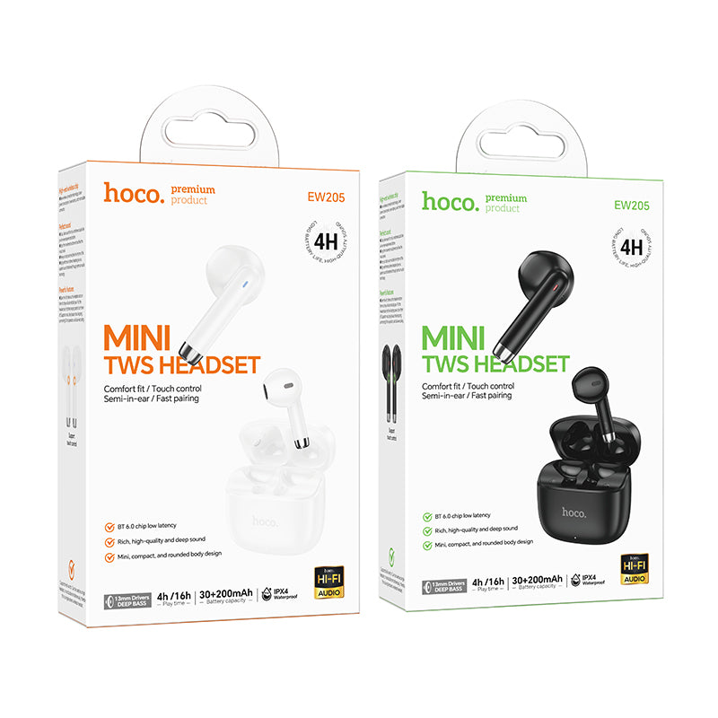 Hoco. EW206 Auriculares Inalámbricos TWS Bluetooth 6.0