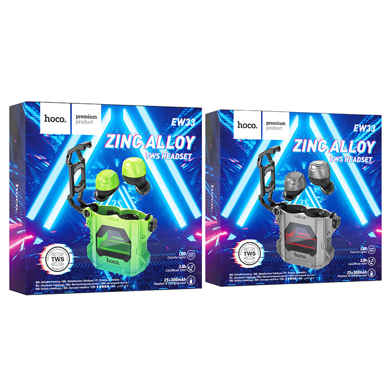 Hoco. EW33 Auriculares Inalámbricos Interestelar Y LEDS