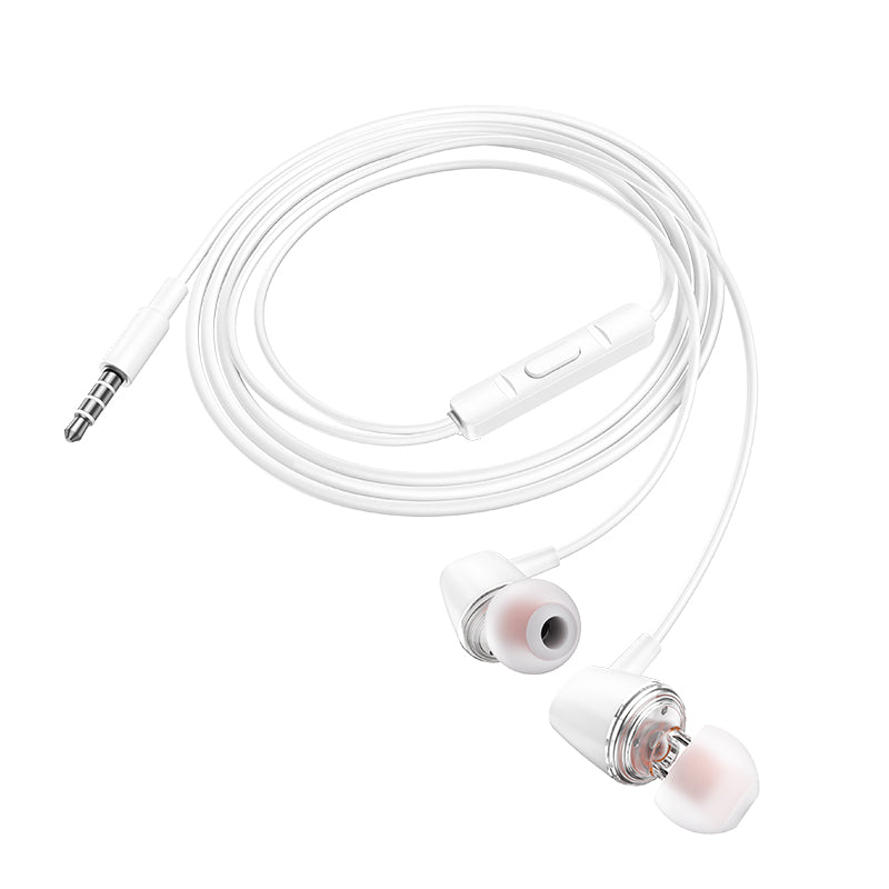 Hoco. M107 Auriculares Con Cable Y Micrófono De Entrada Jack Transparentado
