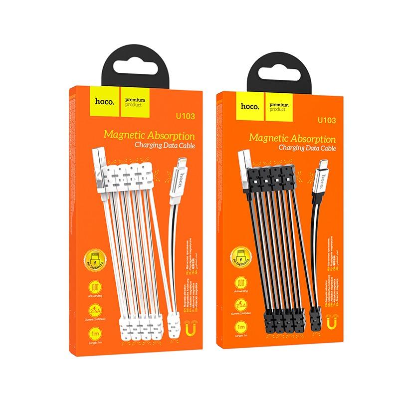 Hoco. U103 Cable De Datos De Carga De Absorción Magnética Para IPhone