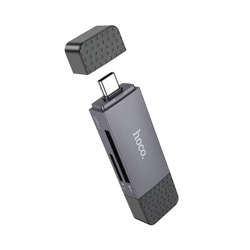 Hoco. HB45 Lector Tarjeta USB3.0+Type C 3.0