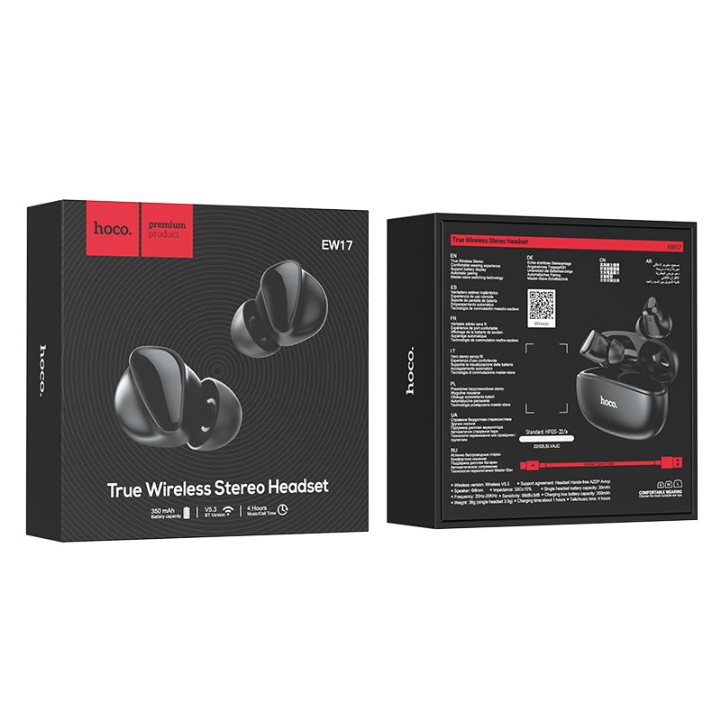 Hoco. EW17 Auriculares Con Bluetooth