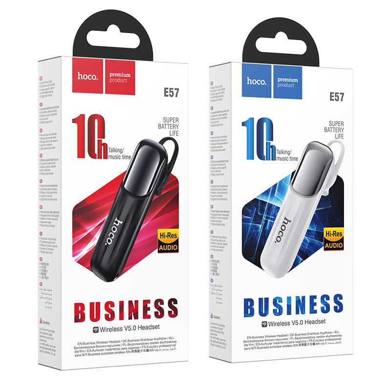 Hoco. E57 Auriculares Esenciales Negocio Bluetooth