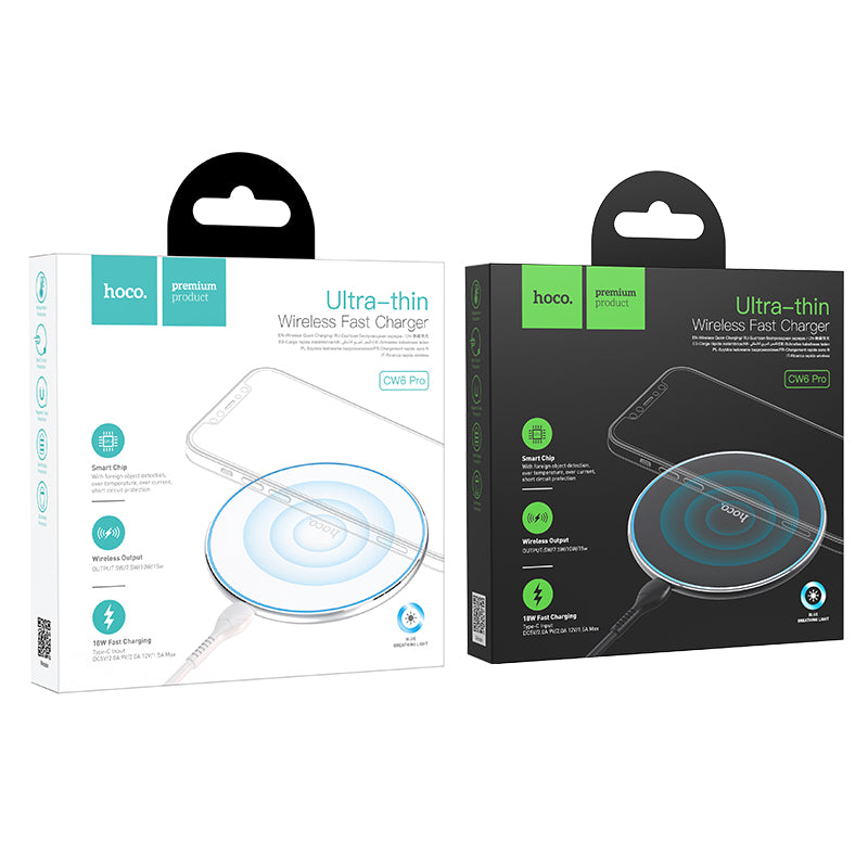 Hoco. CW6 Pro 15W Cargador Rápido Inalámbrico