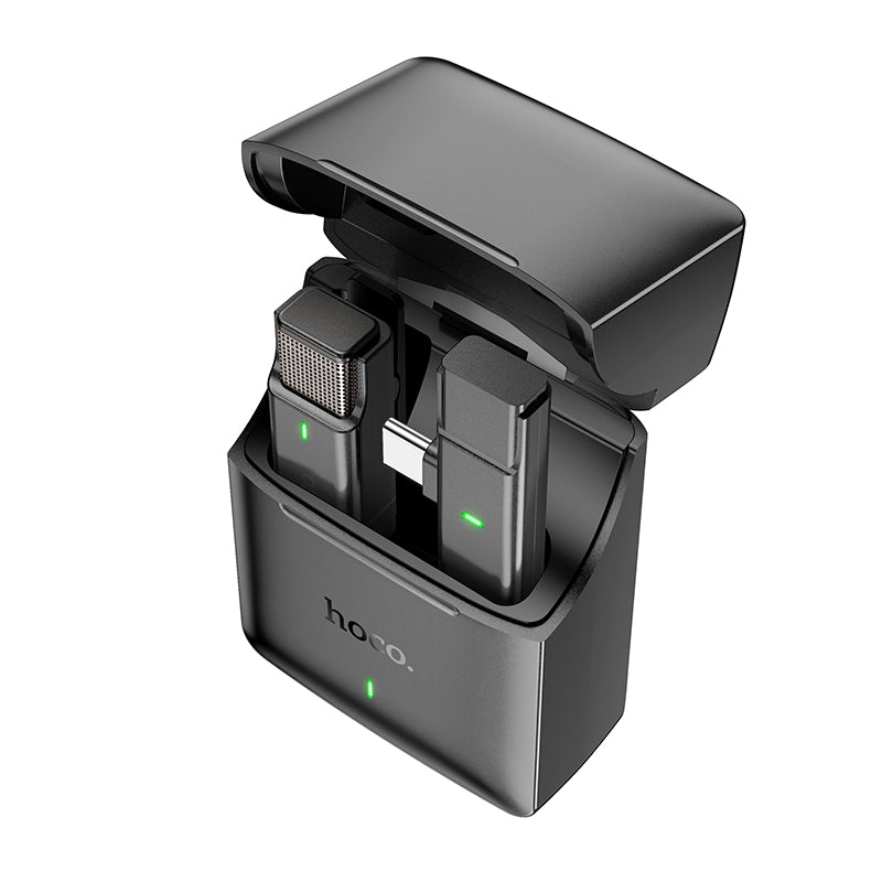 Hoco. S31 Micrófono Inalámbrico Stream + Receptor Para Tipo-C