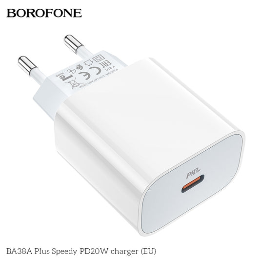 BOROFONE BA38A Plus Speedy PD20W charger(EU)