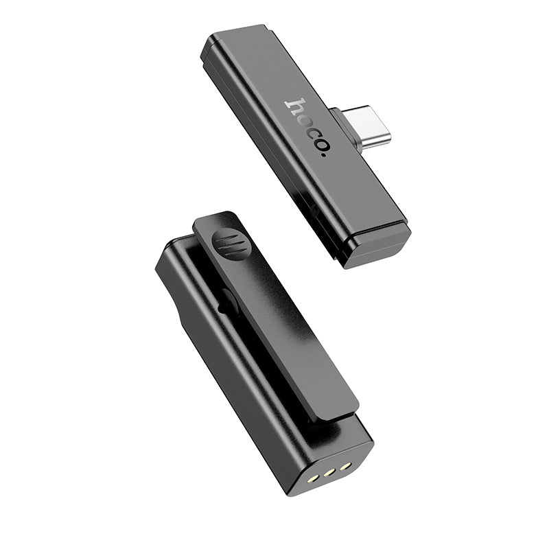 Hoco. S31 Micrófono Inalámbrico Stream + Receptor Para Tipo-C