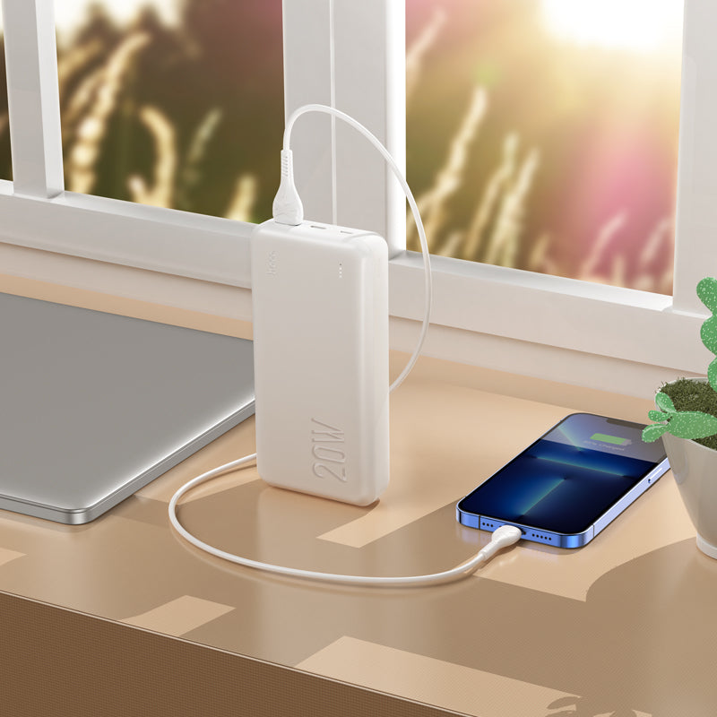 Hoco. J87A Cargador Portatil Tacker PD20W+QC3.0 (20000mAh)