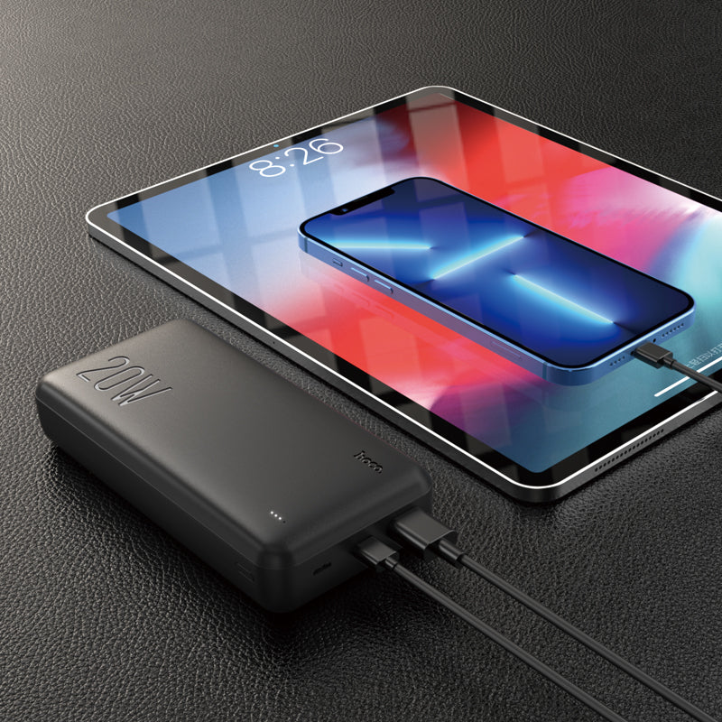 Hoco. J87A Cargador Portatil Tacker PD20W+QC3.0 (20000mAh)