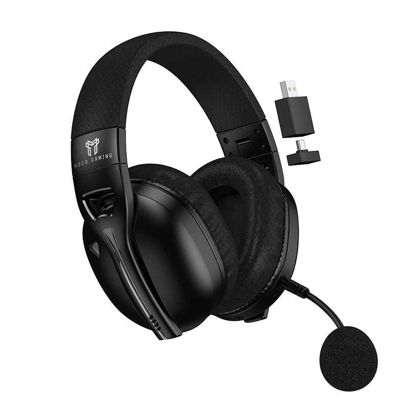 Hoco. W114 Auriculares Gaming Bluetooth 5.4 con 4 Modos
