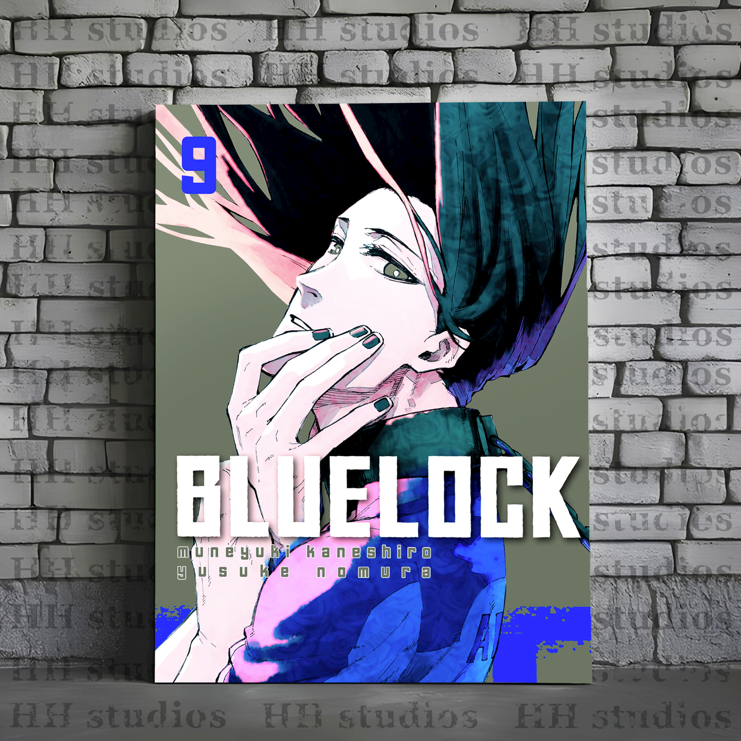 BLUE LOCK Póster Metal Personalizada - HH Studios