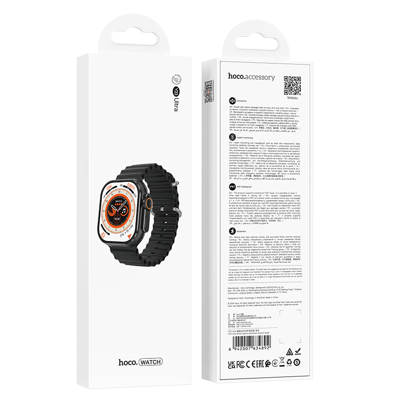 Hoco. Y23 Ultra Reloj Inteligente – Doble Bluetooth + Llamadas