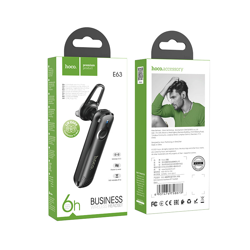 Hoco. E63 Auriculares Inalámbricos Ideal Para Oficina