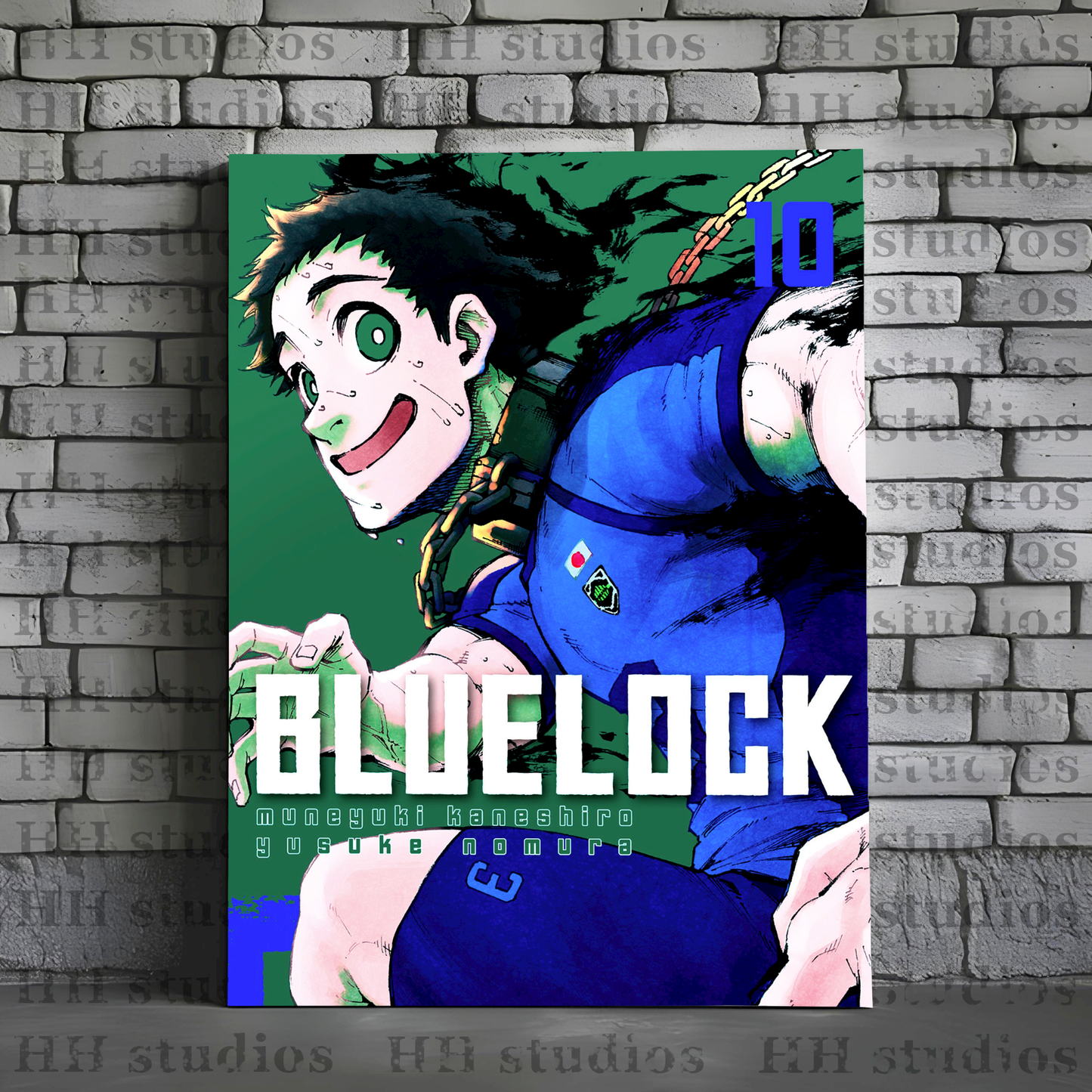 BLUE LOCK Póster Metal Personalizada - HH Studios