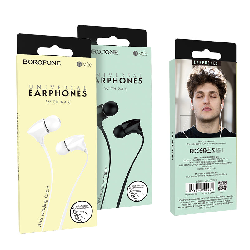 BOROFONE BM26 Auriculares Universal Con Micrófono