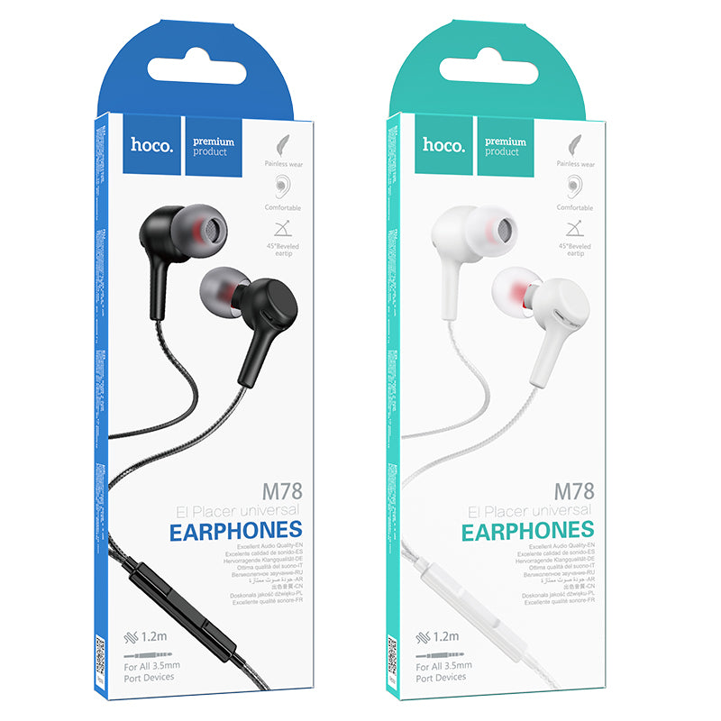 Hoco. M78 Auriculares Universales Con Micrófono