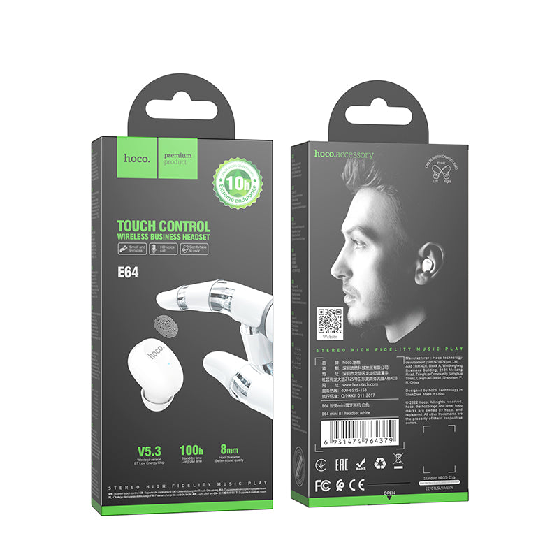 Hoco. E64 Auriculares Inalámbricos Mini