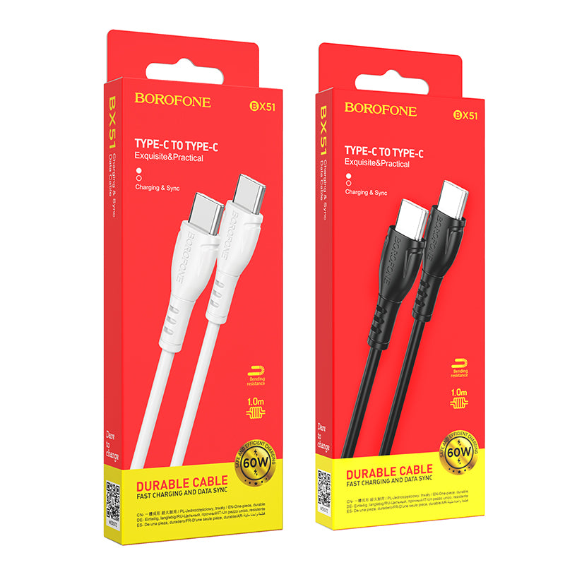 BOROFONE BX51 Cable Type-C A Type-C