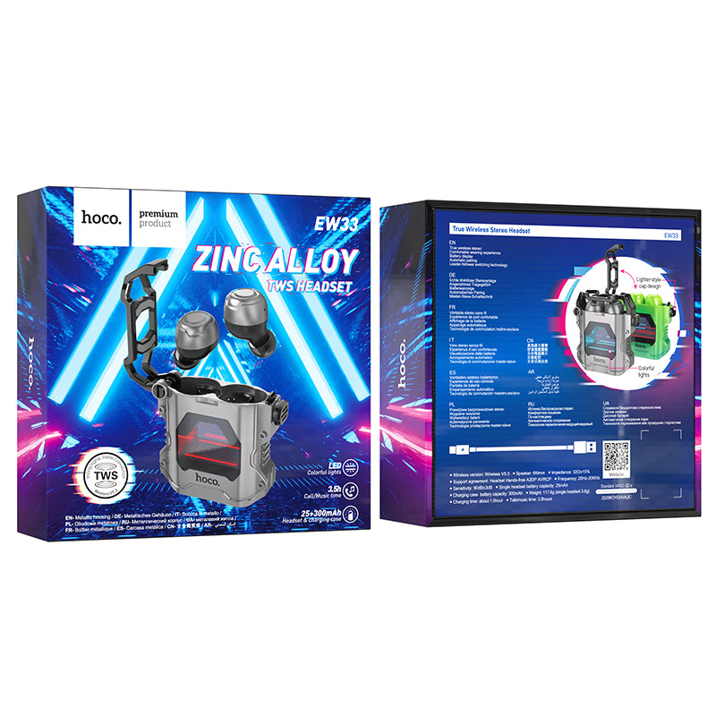 Hoco. EW33 Auriculares Inalámbricos Interestelar Y LEDS