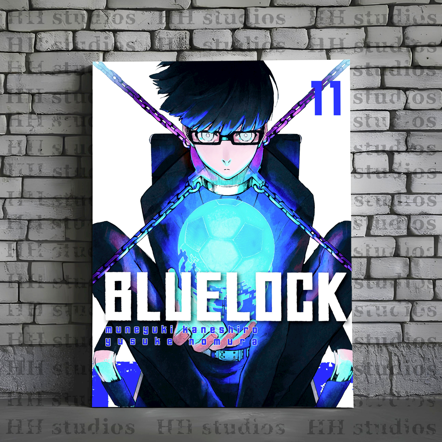 BLUE LOCK Póster Metal Personalizada - HH Studios