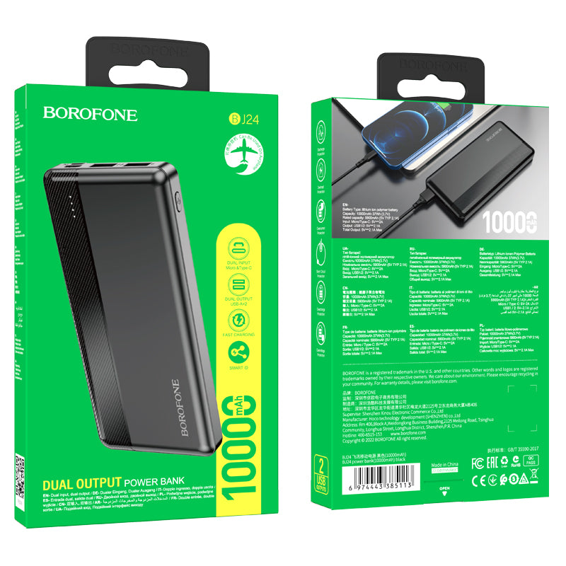 BOROFONE BJ24 Power Bank De 10000mAh