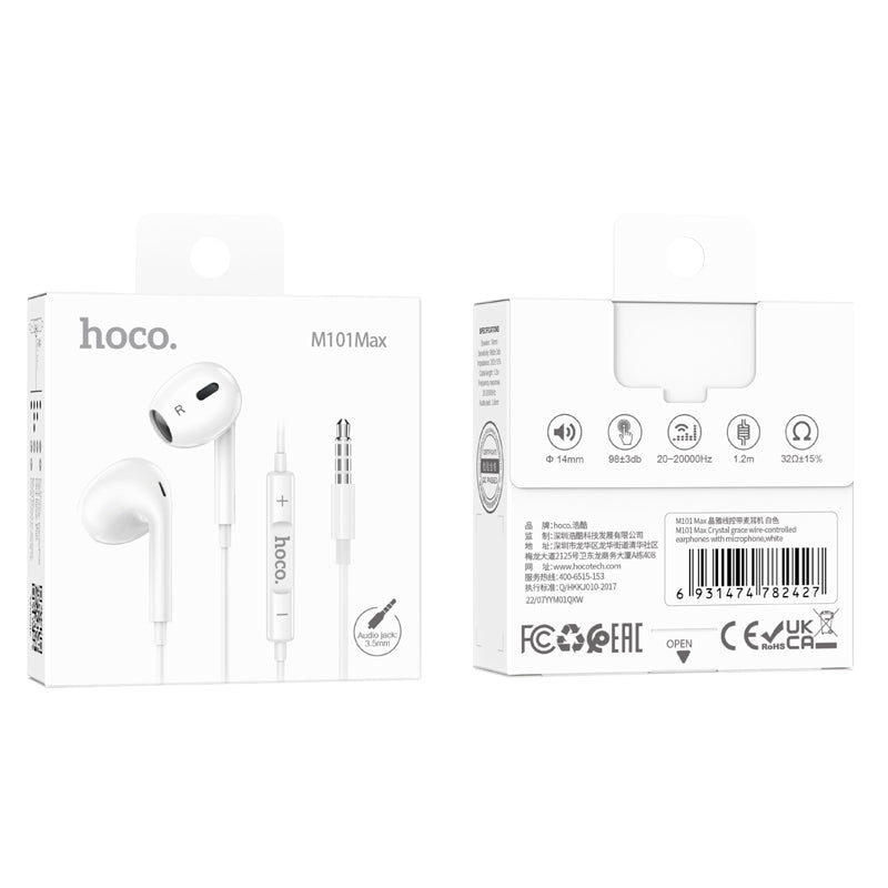 Hoco. M101 MAX Auriculares Con Entrada Jack