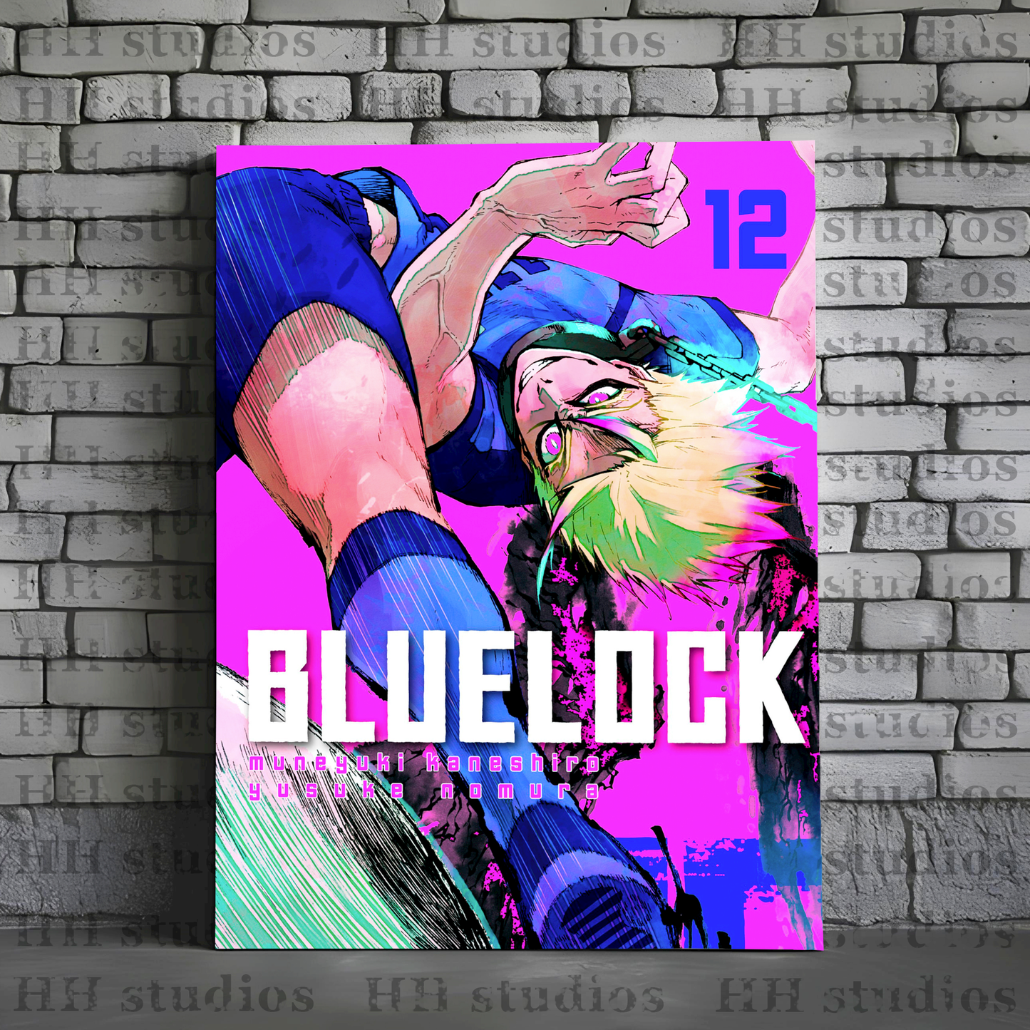 BLUE LOCK Póster Metal Personalizada - HH Studios