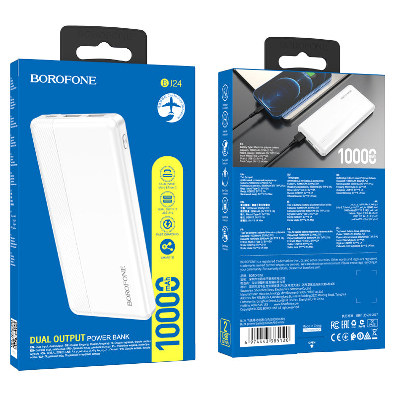 BOROFONE BJ24 Power Bank De 10000mAh