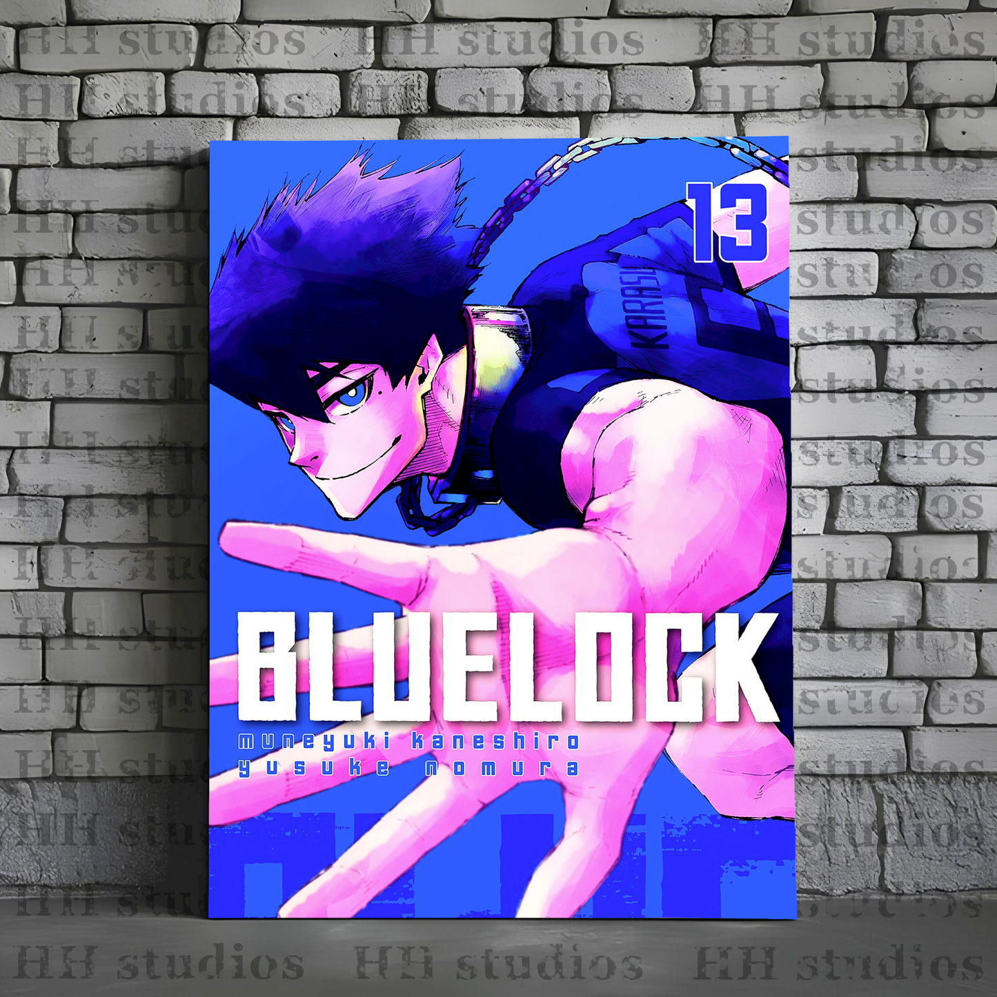 BLUE LOCK Póster Metal Personalizada - HH Studios