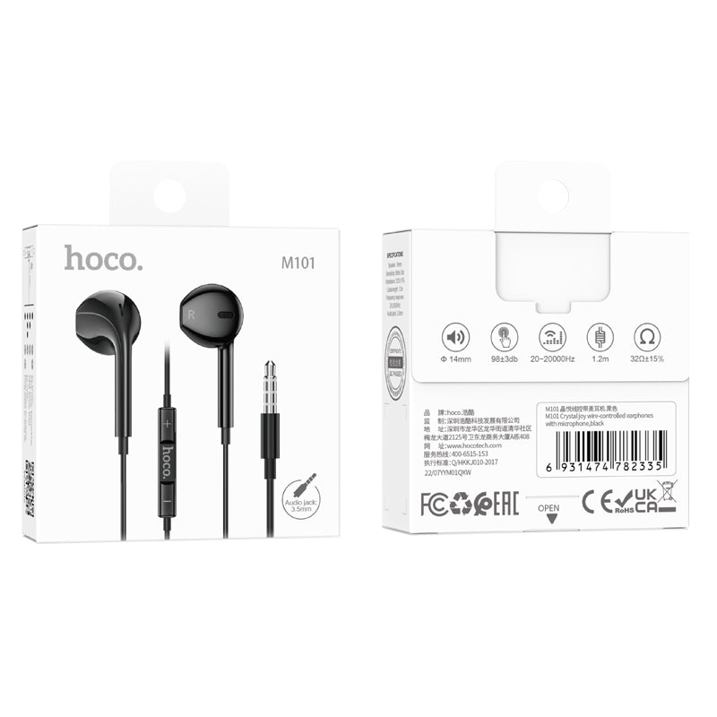 Hoco. M101 Auriculares Con Cable Entrada Jack