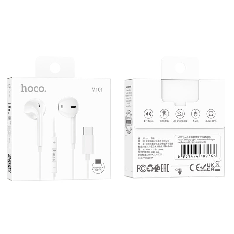 Hoco. M101 Type-C Auriculares