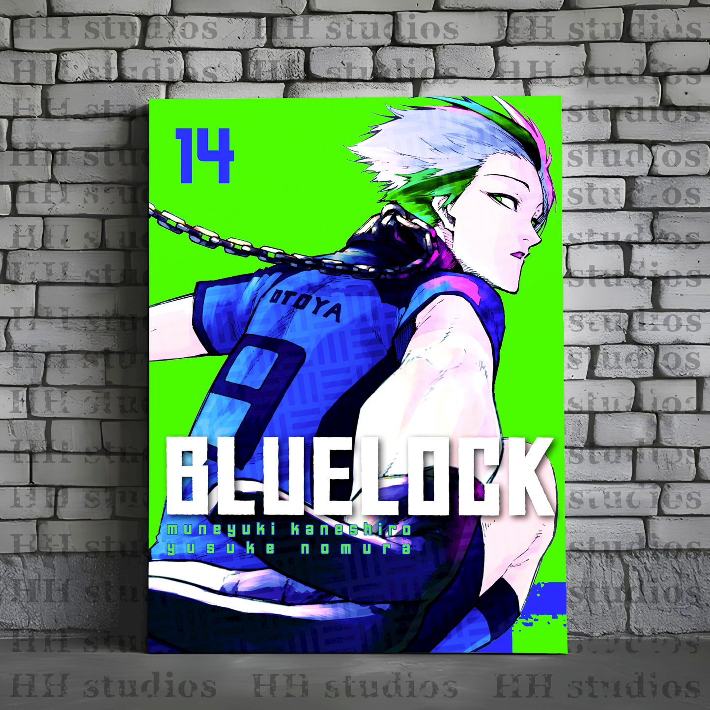 BLUE LOCK Póster Metal Personalizada - HH Studios