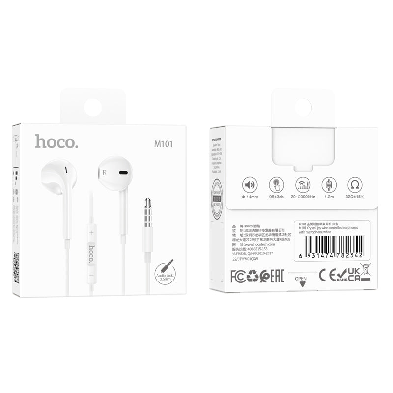 Hoco. M101 Auriculares Con Cable Entrada Jack