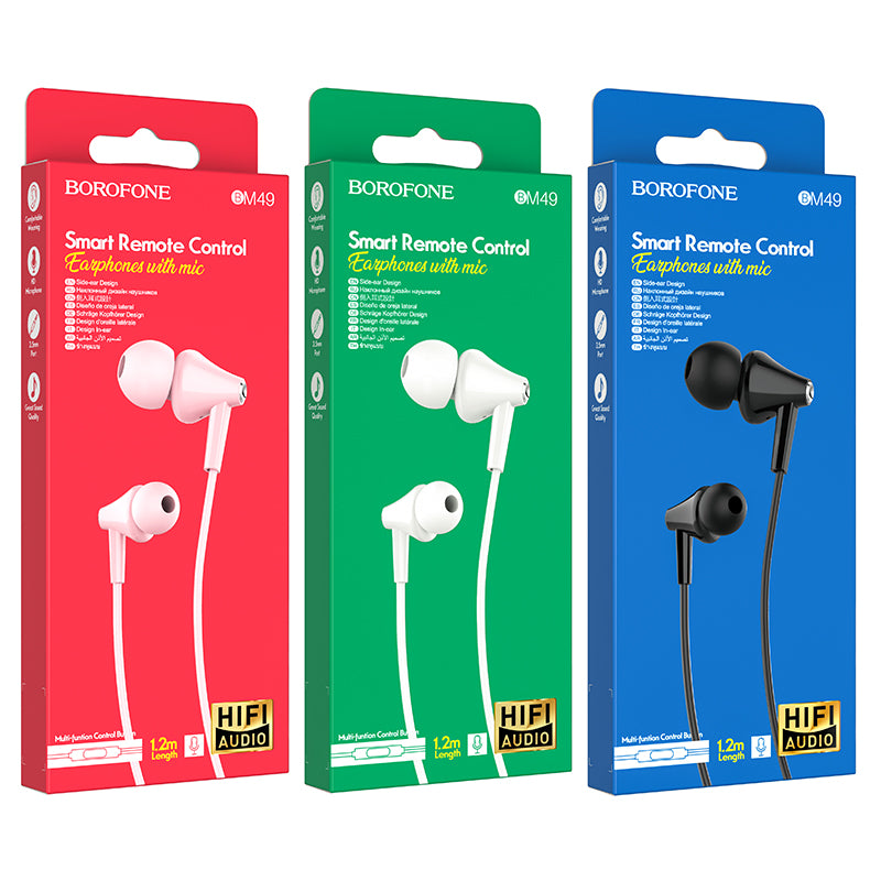 BOROFONE BM49 Auriculares Universal Con Micrófono