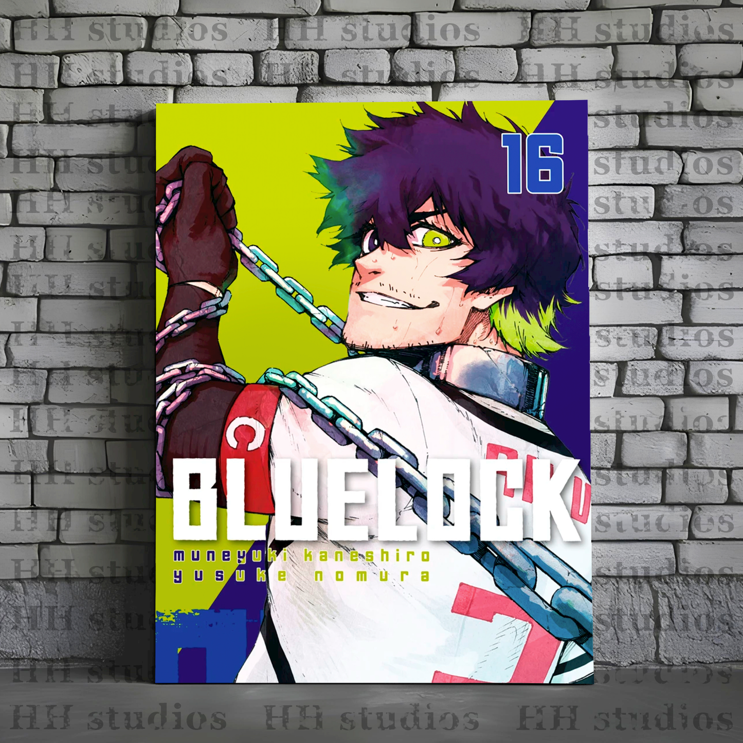 BLUE LOCK Póster Metal Personalizada - HH Studios