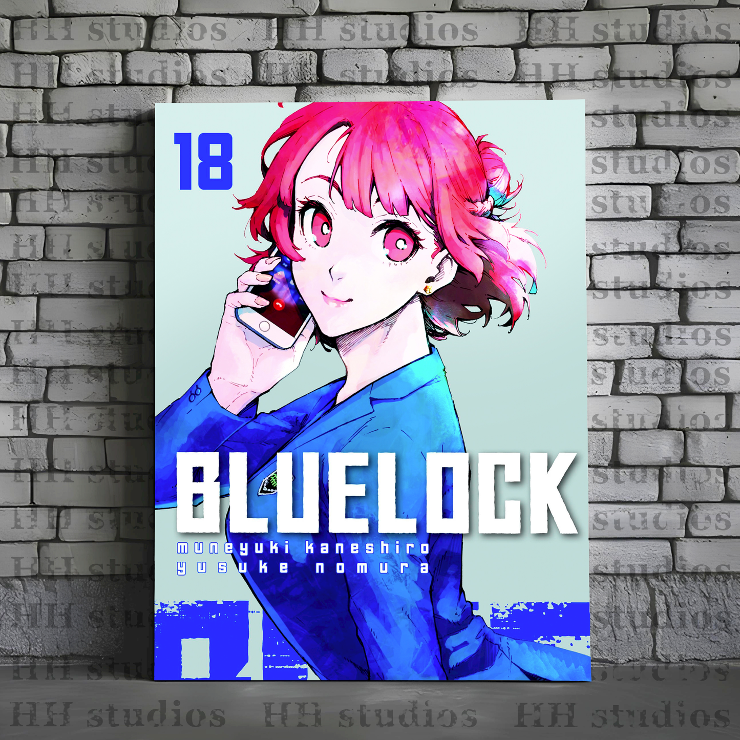 BLUE LOCK Póster Metal Personalizada - HH Studios