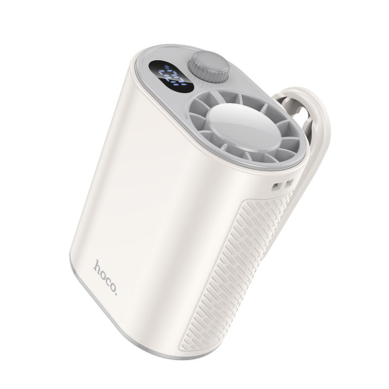 Hoco. HX609 Ventilador Portátil con Clip y Pantalla Digital