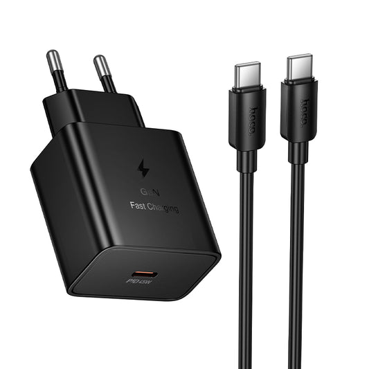 Hoco. N77 Cargador Completo PD45W USB-C con Cable C-C