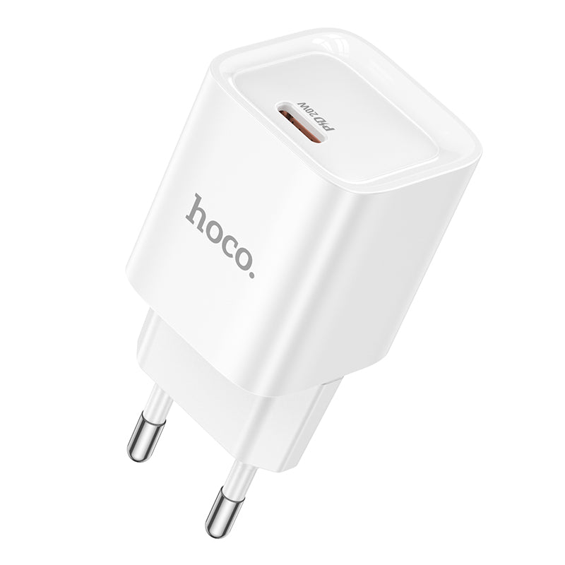 Hoco. C146A Cargador USB-C 20 W PD/QC – Solo Enchufe (Sin Cable)